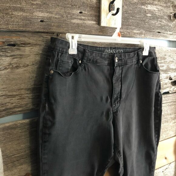 Parasuco plus size 18 dark grey denim - Picture 2 of 6